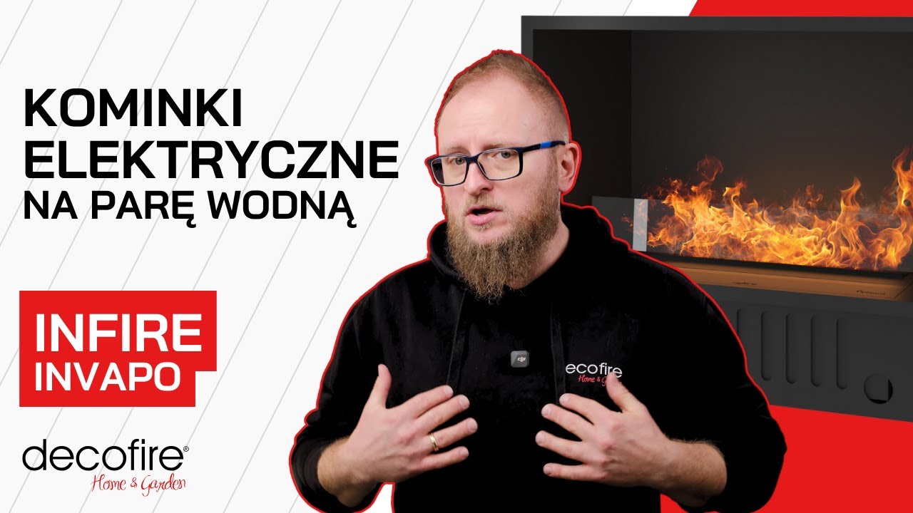 🔥 Kominki elektryczne na parę wodną – Infire Invapo | DECOFIRE