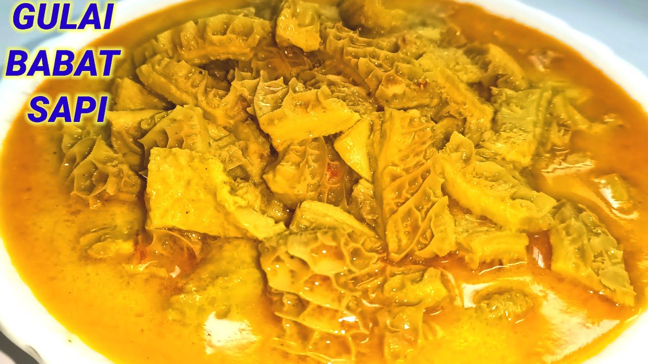 Resep Gulai Babat Sapi || Enak Dan Gurih Tidak Alot  || MASAKAN NUSANTARA