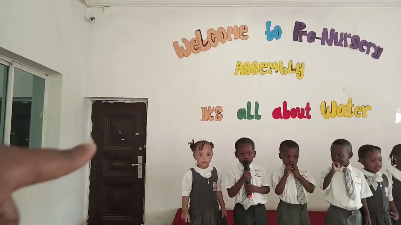 Pre-nursery Assembly presentation on water.