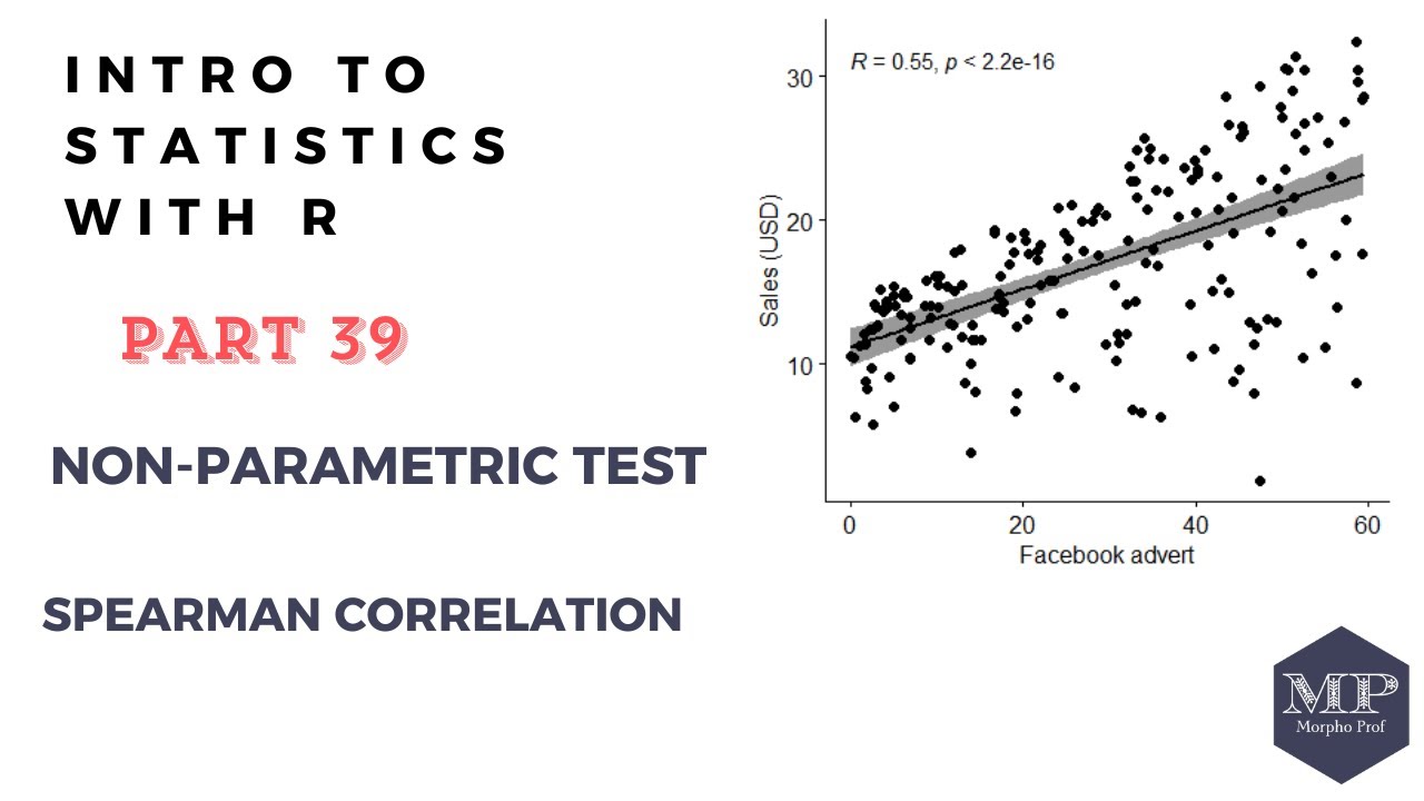 39 - Non-Parametric Test: Spearman Correlation