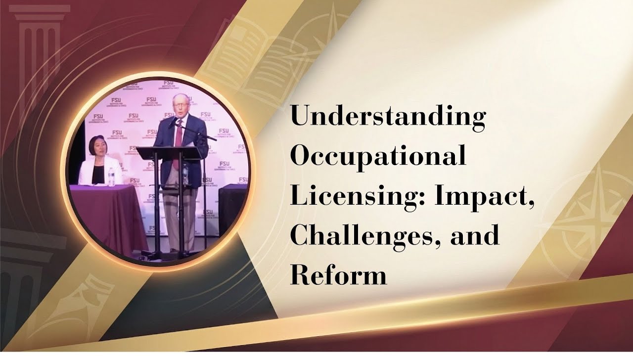 Understanding Occupational Licensing: Impact, Challenges, and Reform: Fall 2025 IGC Speaker Series