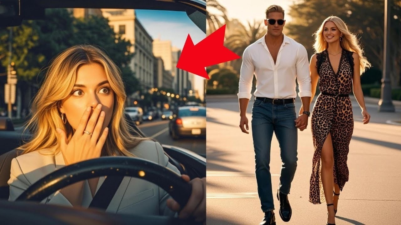 Dijo que estaba ocupado… y ella lo vio abrazando a una joven hermosa: traición inesperada
