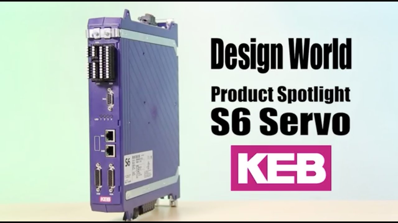 A quick look at the S6 servodrive from KEB America -- a servo and induction motor drive in one