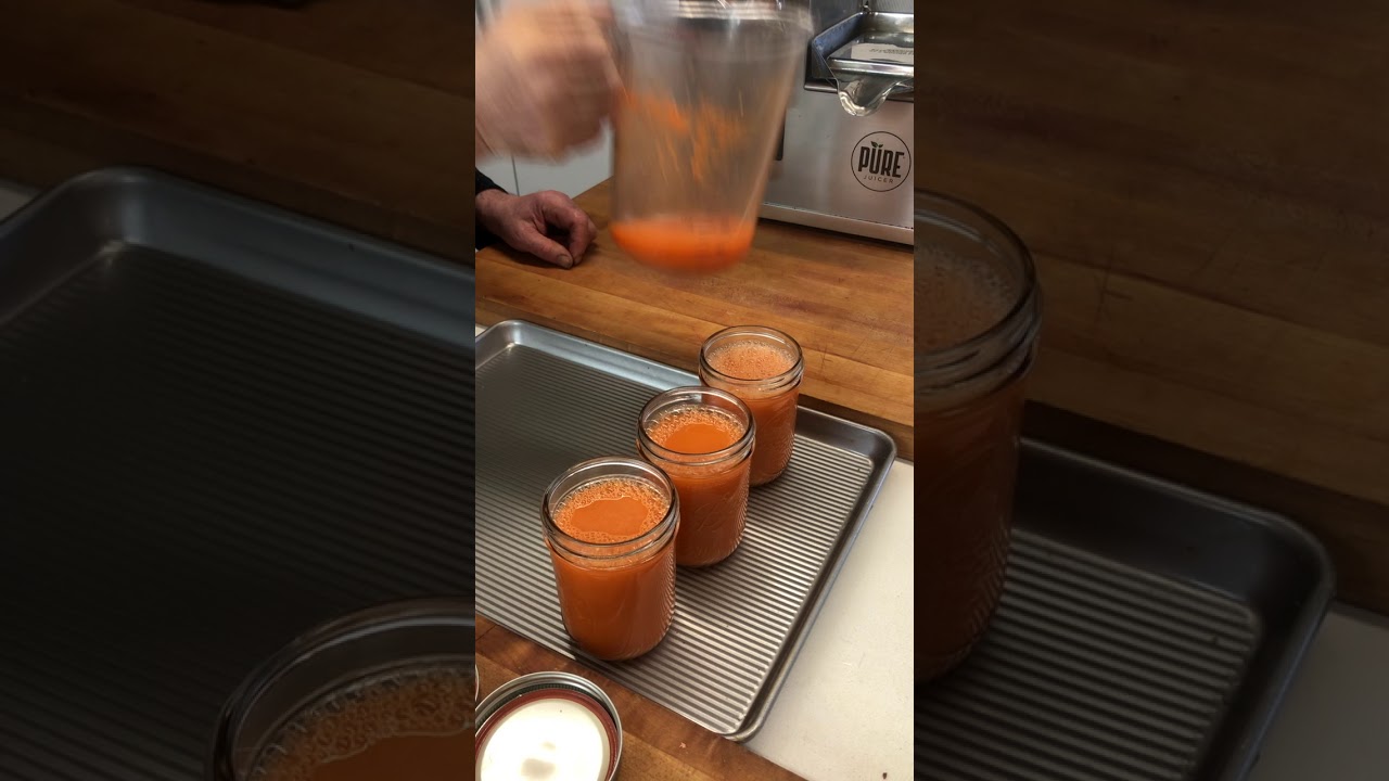 PURE Juicer Founder Video, How to Freeze Juice