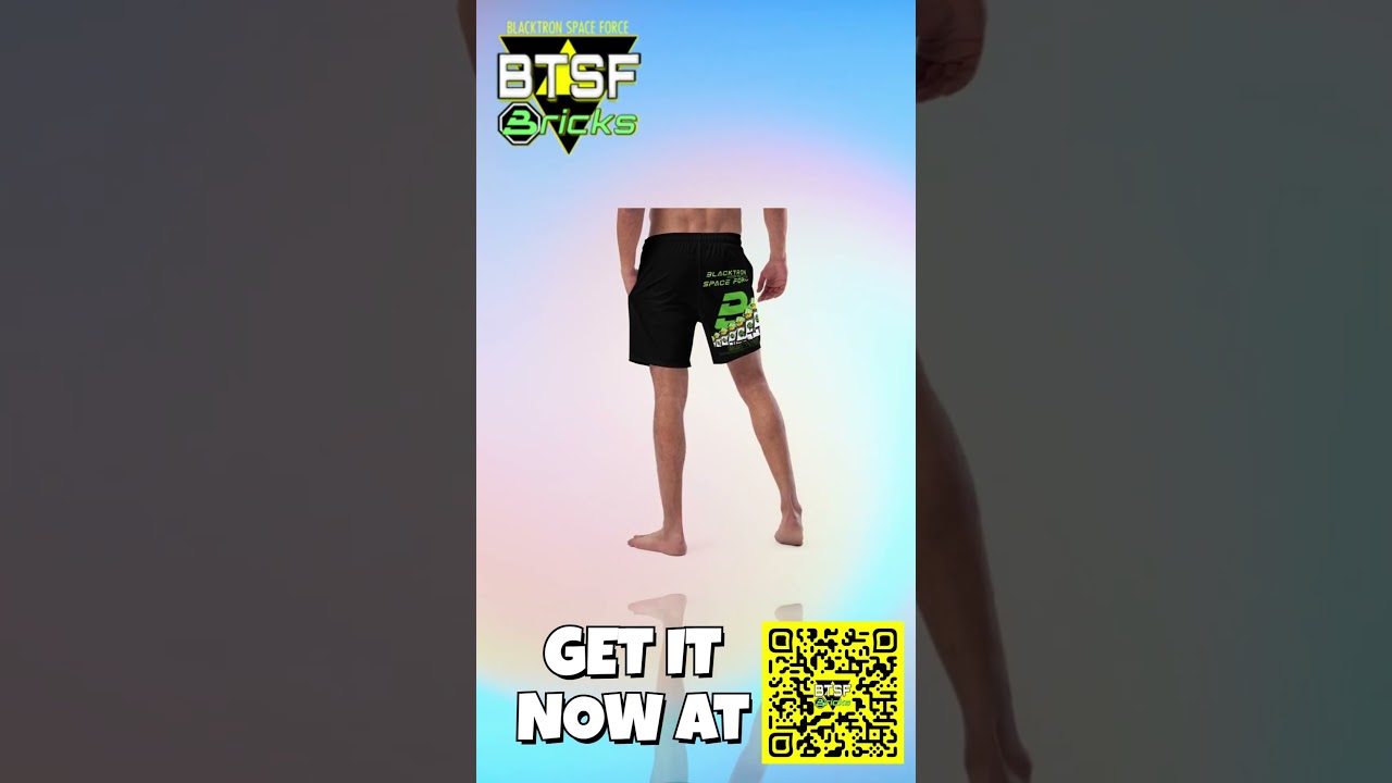 #lego Blacktron Space Force Swim Trunks #btsfbricks #summercollection