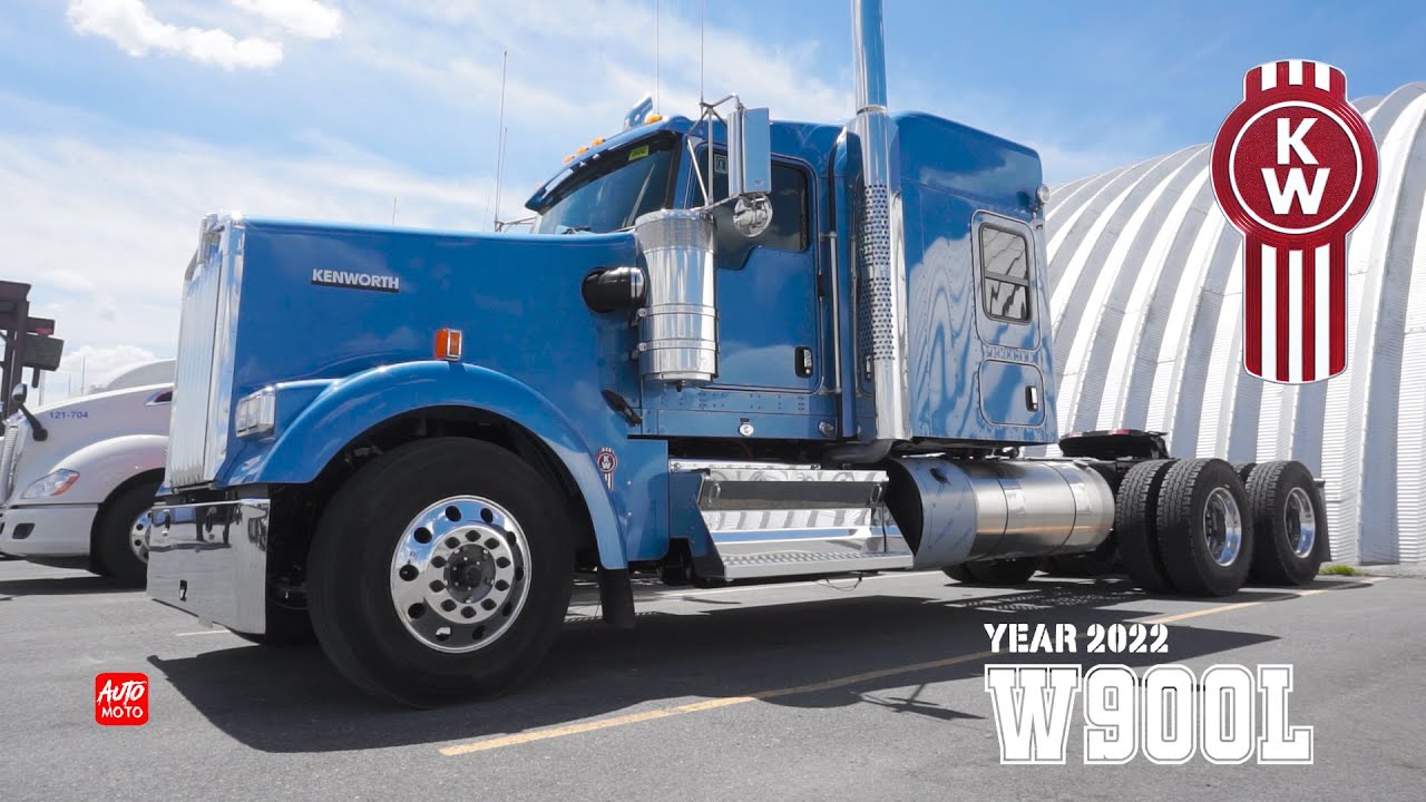 2022 Kenworth W900L Highway Tractor - Detailed Walk-around review - Kenworth, Maska