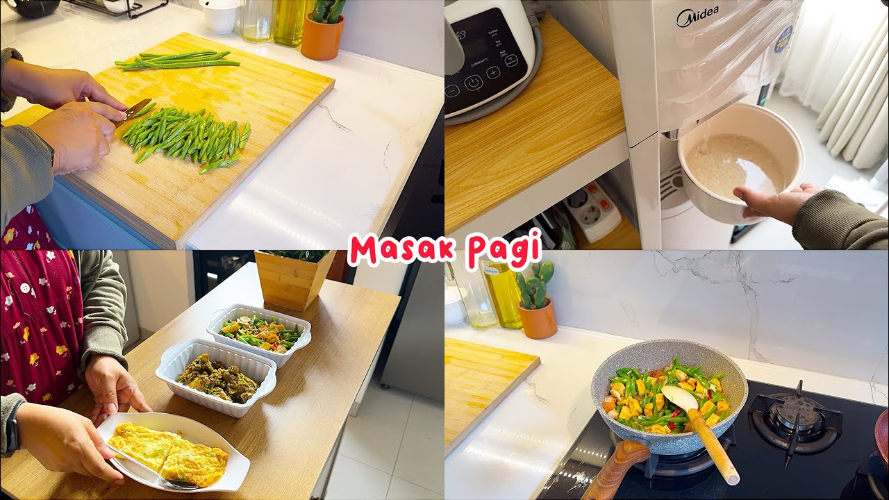 Ngedapur Pagi Ini Masak Sarapan Bahan Stok Kulkas | Housewife Daily Routine