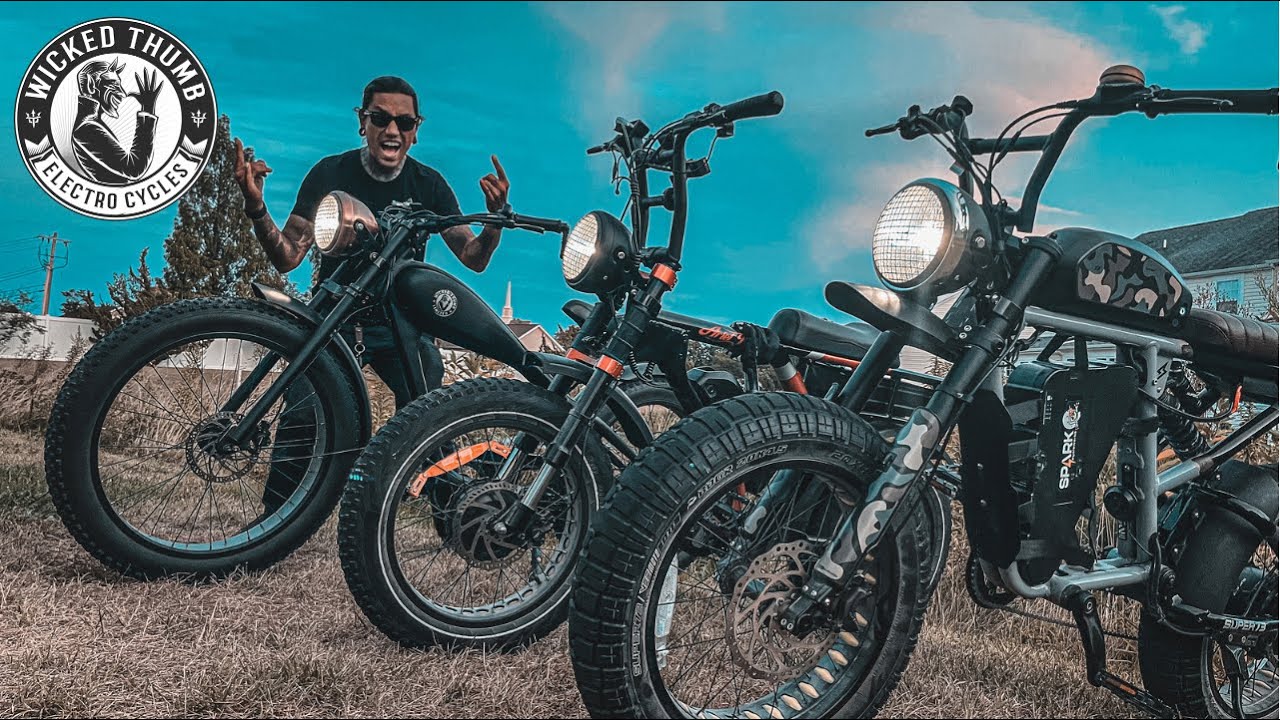 NEW LED HEADLIGHTS for E BIKES 12v-72v + Super73, Ariel Rider, Wicked Thumb!