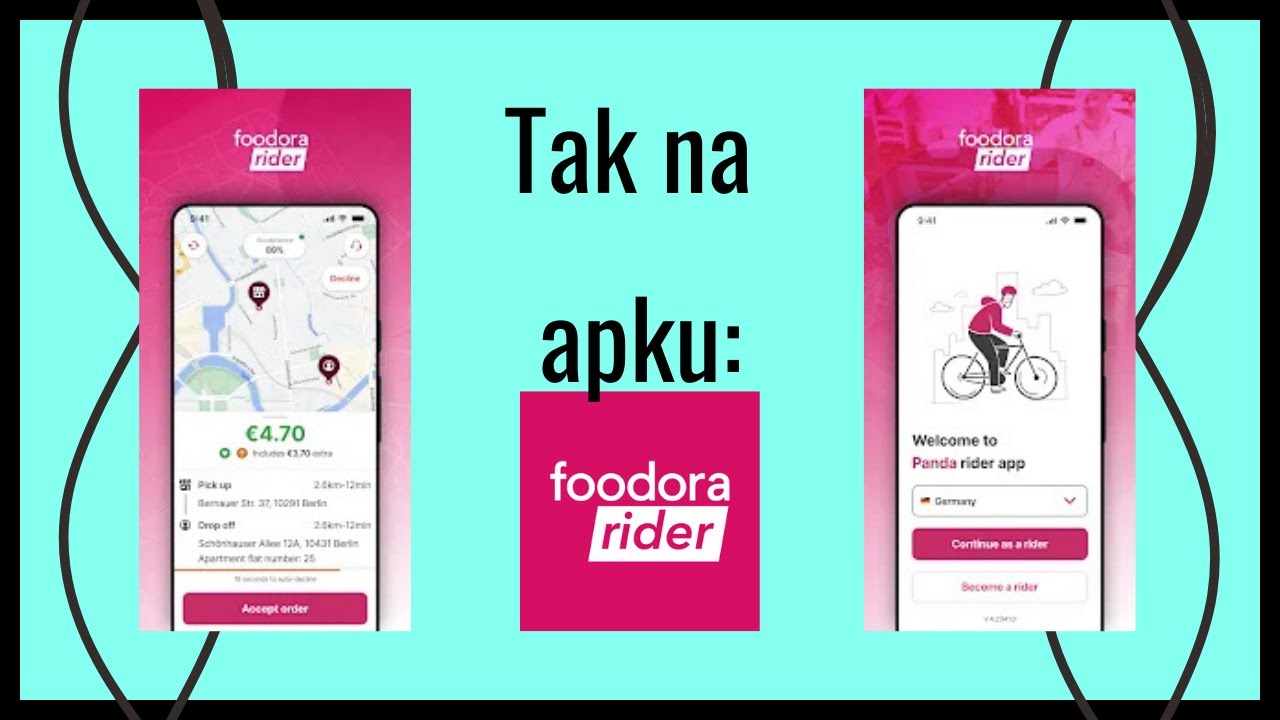 📲 Průvodce aplikací Foodora Rider