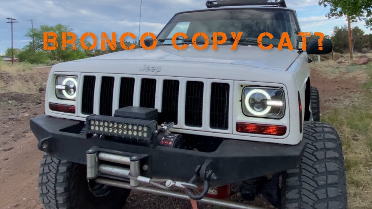 Эти новые фары просто прелесть! Встречайте мой CheroBronco XJ