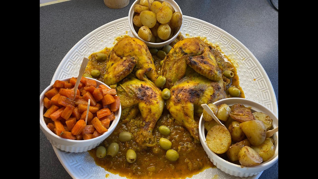 Marokkaanse kip met krieltjes