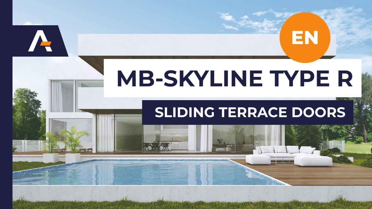 Sliding doors with hidden frame – MB-SKYLINE TYPE R panoramic doors