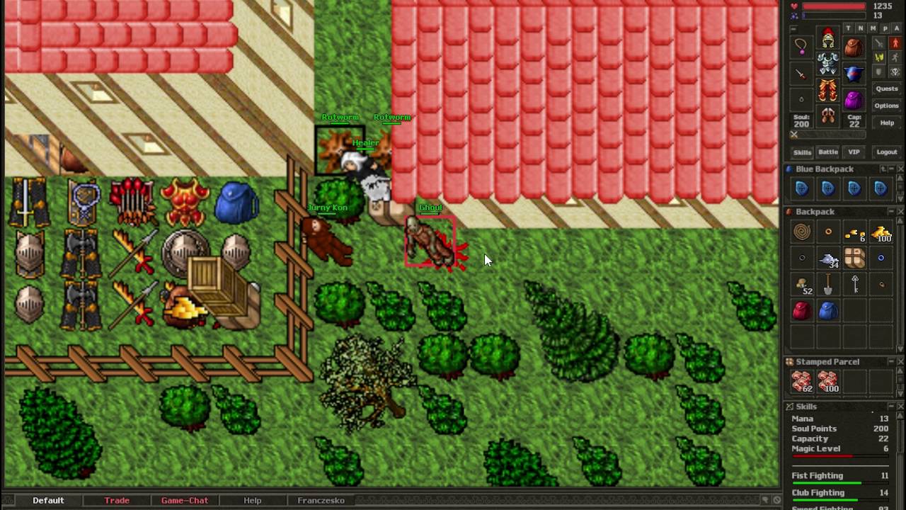 Tibia [7.4] How To Train on Ghoul 78 Elite Knight 93/91 Thronia 20.05.2016