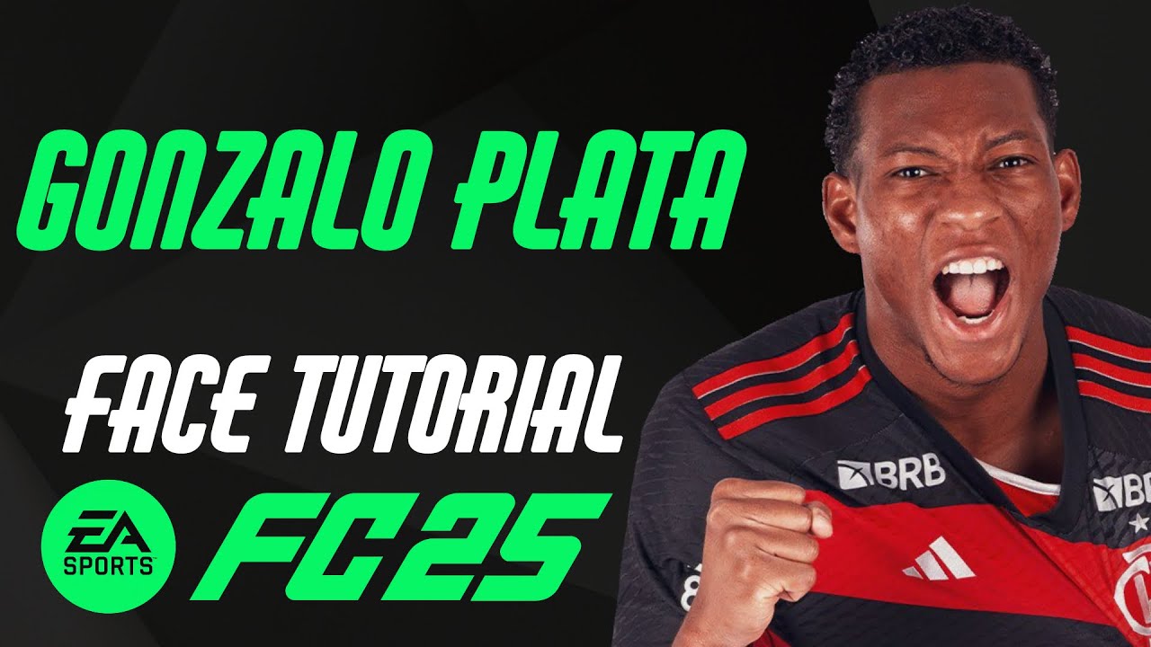 EA FC 25 - GONZALO PLATA FACE TUTORIAL + STATS [FLAMENGO].
