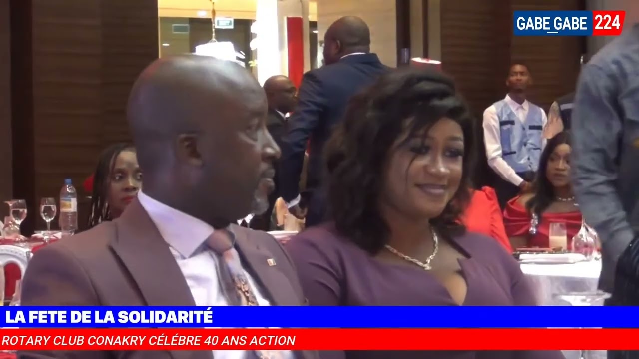Les rotariens du Rotary Club Conakry célèbrent deux événements majeurs : leur 40e anniversaire et un