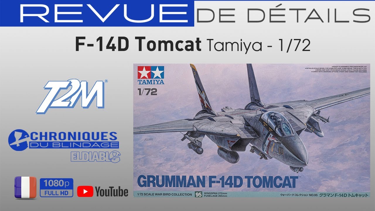 💥REVUE DE DÉTAILS🇫🇷🇧🇪💥 - F-14D Tomcat au 1/72 de Tamiya