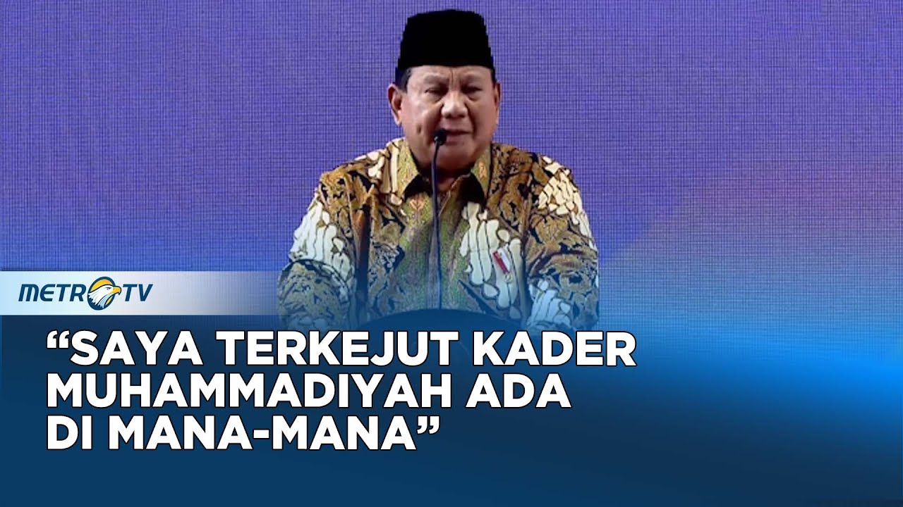 Saat Presiden Prabowo Terkejut Banyak Kader Muhammadiyah di Kabinetnya