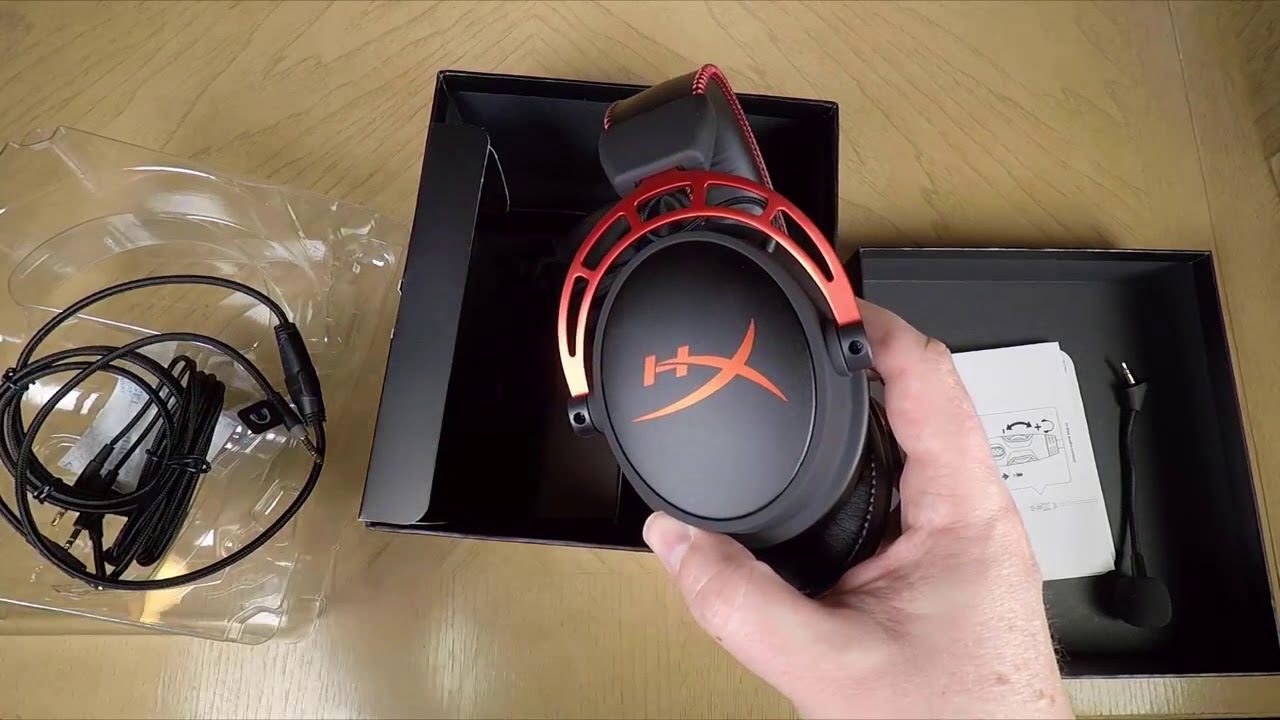 HyperX™ Cloud Alpha Pro Gaming Headset Unboxing Review