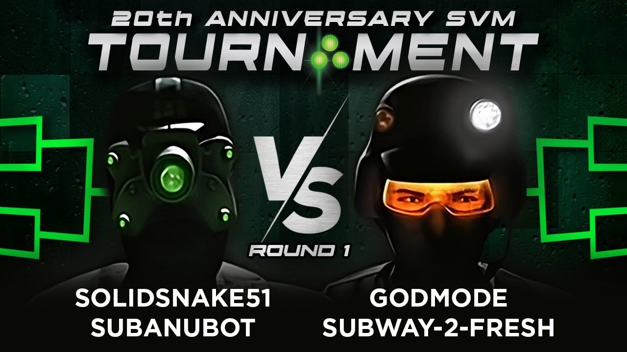 SolidSnake51/Suba vs Godmode/Subway | Splinter Cell: Chaos Theory 20th Anniversary SvM Tournament