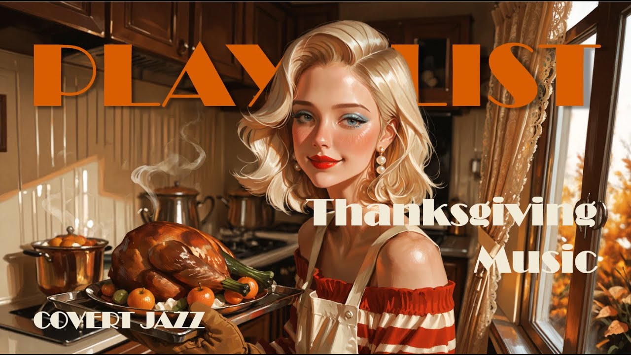 Vintage Thanksgiving Jazz 🦃 Cozy Lounge Piano & Gentle Vintage Swing for a Grateful Holiday