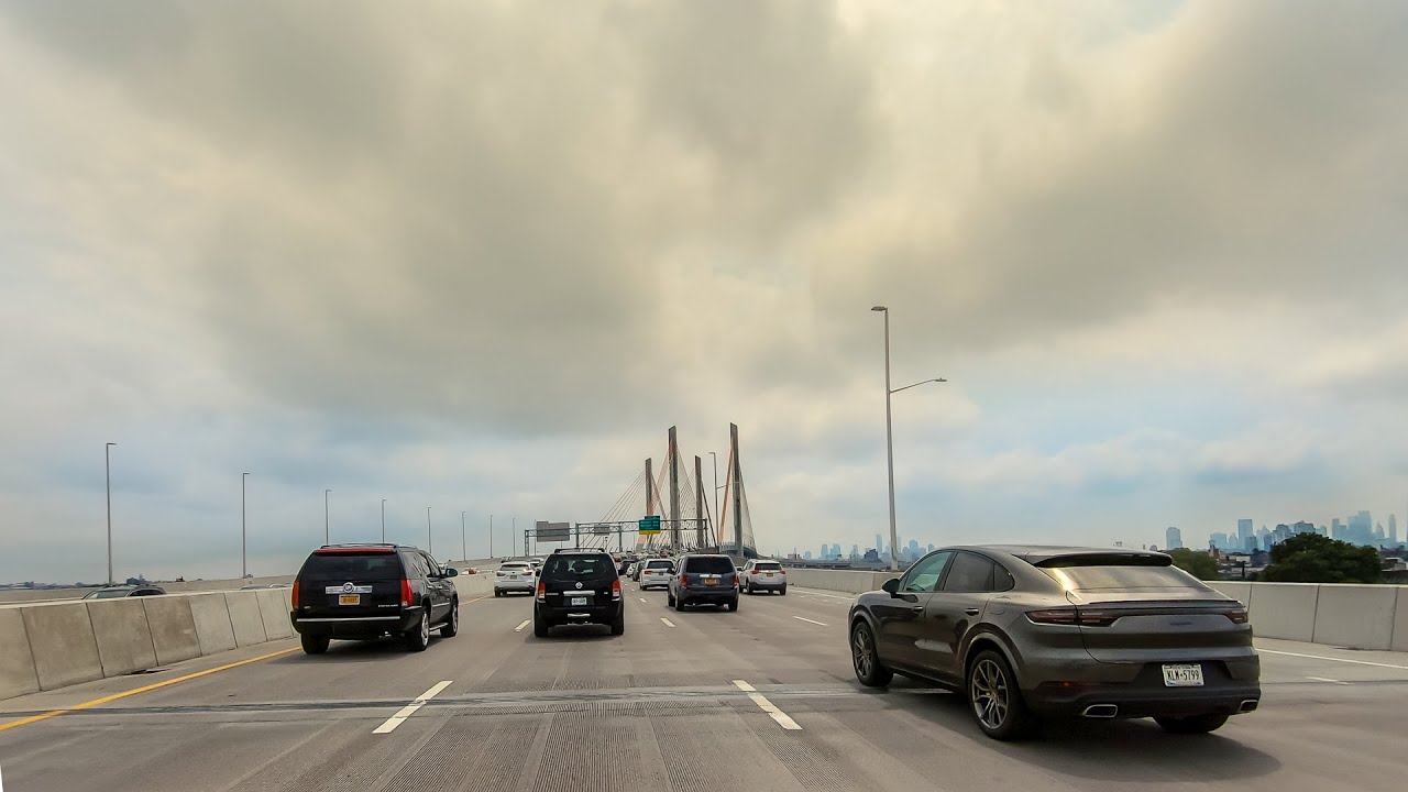 New York 4K 🗽Driving In Brooklyn On Kosciuszko Bridge 🗽USA Road Trip