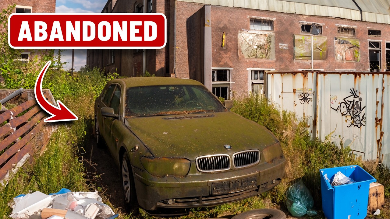 Gepantserde BMW jarenlang opgesloten achter Amsterdamse loods!!