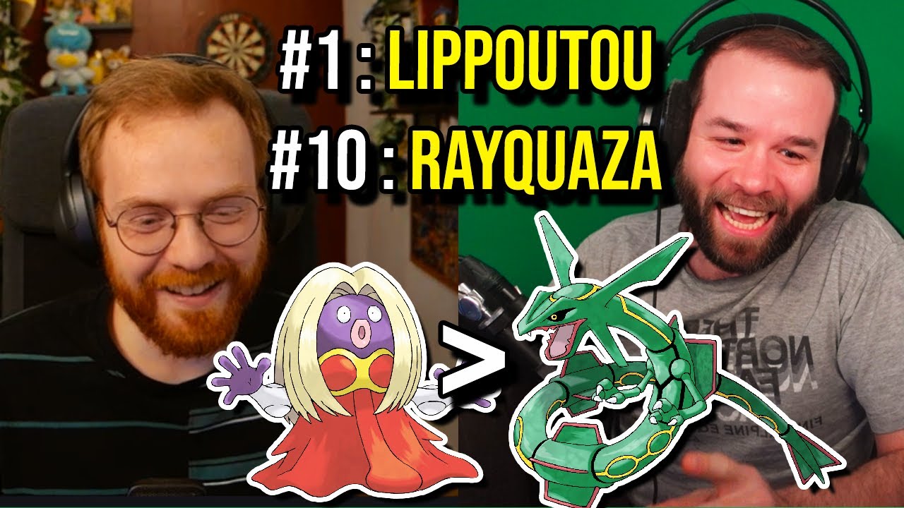 Un pro du jeu classe à l'aveugle la puissance des Pokémon (c'est terrible)