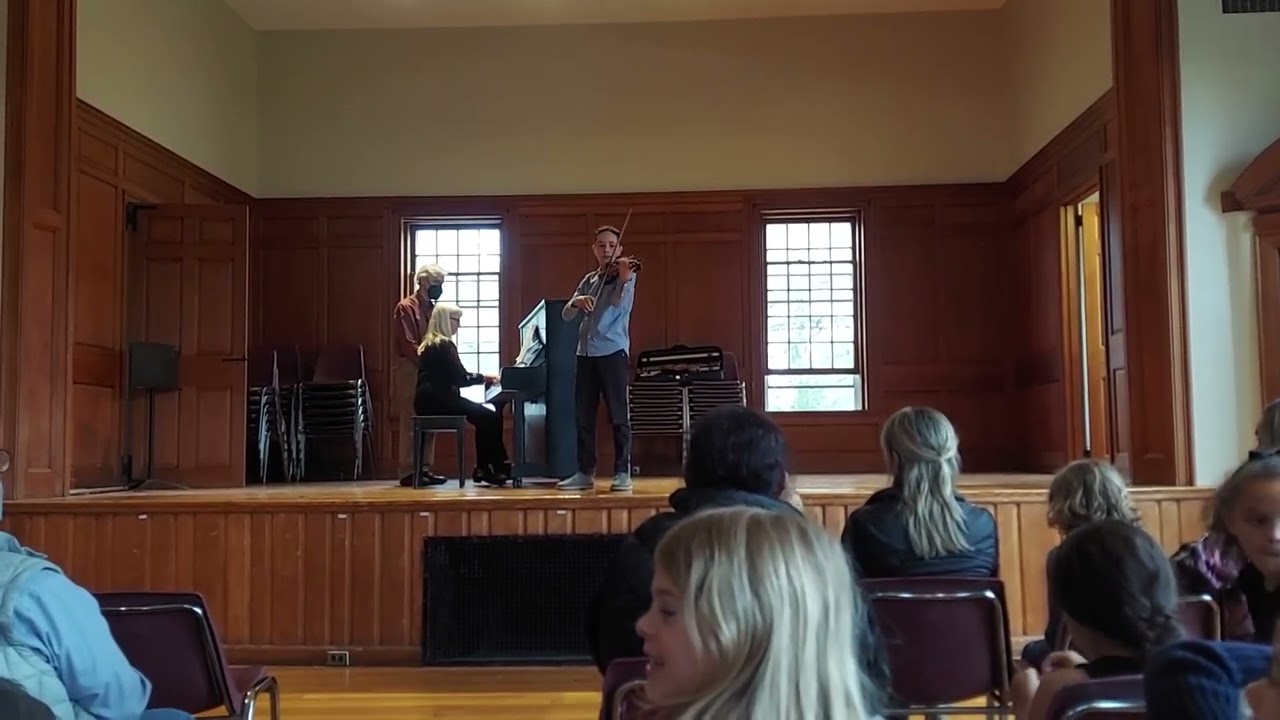 Bruce violin recital spring 2023: Czardas by V. Monti