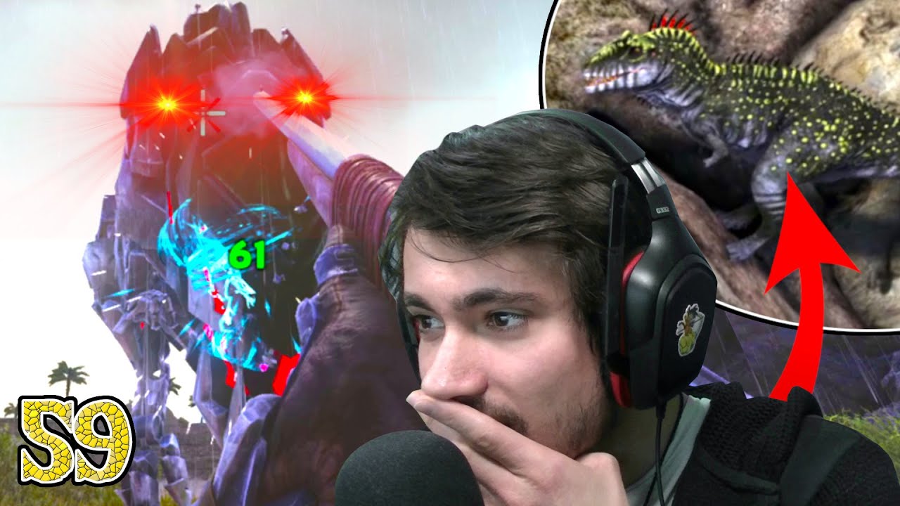 JE TAME UN T-REX TEK NIVEAU 120+ ET JE CROISE LE TERRIBLE CARCHARODON !! [ARK Episode 59]