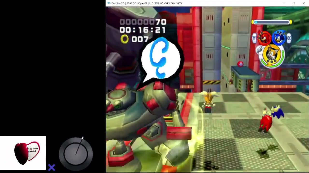Sonic Heroes - Team Sonic Final Fortress in 2:07.18