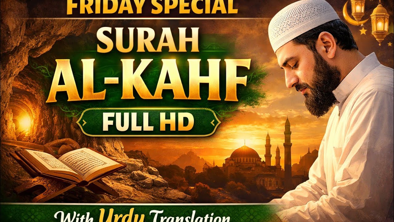 Surah Al Kahf Full HD | Friday Special Tilawat | Urdu Tarjuma | سورة الكهف