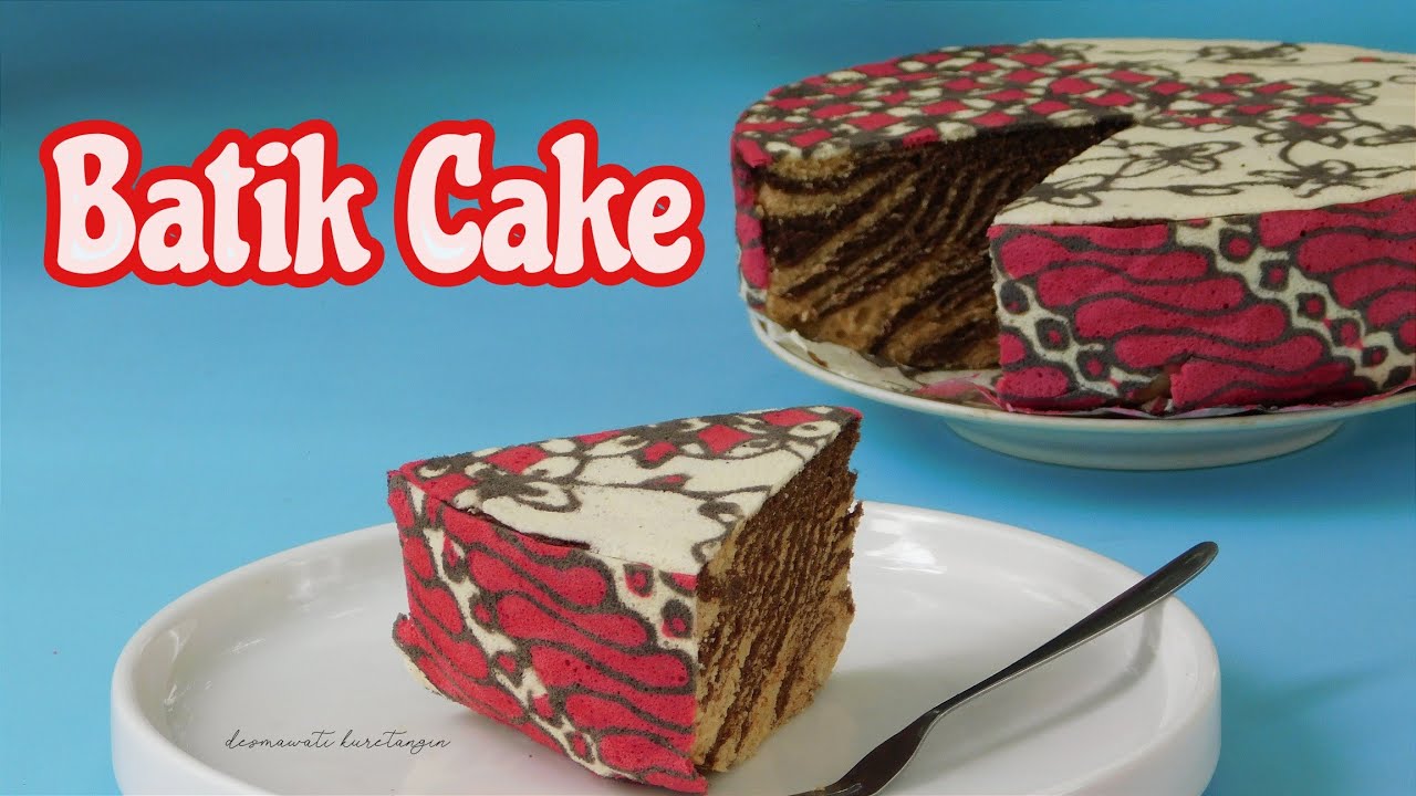 Cara Membuat Zebra Batik Cake | Bolu Kukus Batik