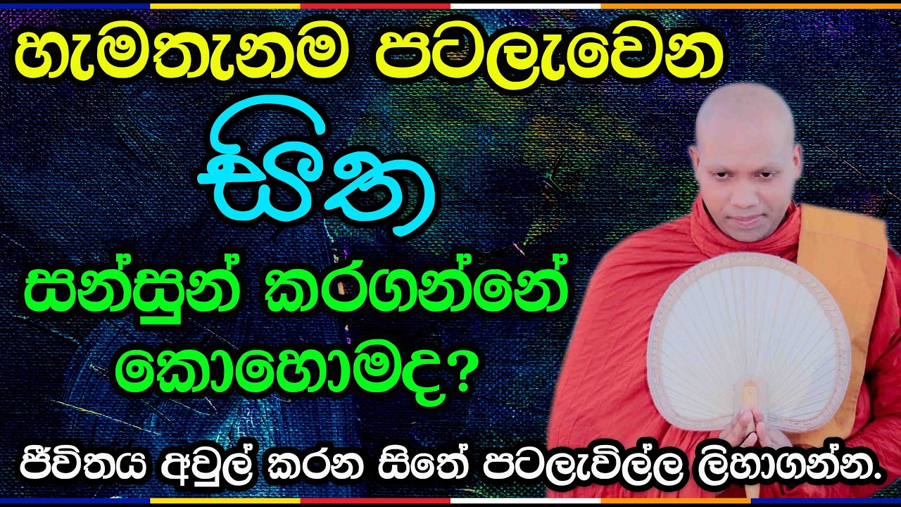 විසිරුණු සිත එකඟ කරගන්නා ප්‍රායෝගික මග | Hasalaka Seelawimala Thero | 3031