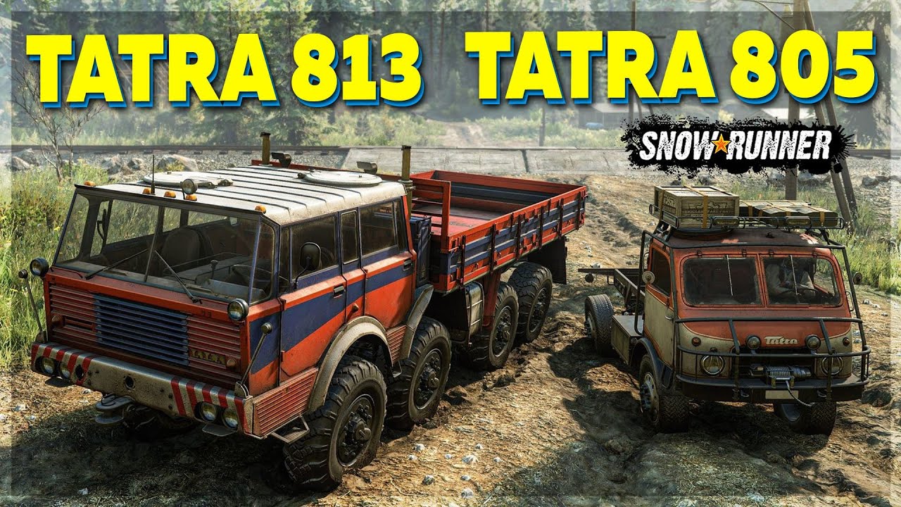 Новые Грузовики ТАТРА 805 и ТАТРА Т813 ● 2 Сезон SnowRunner