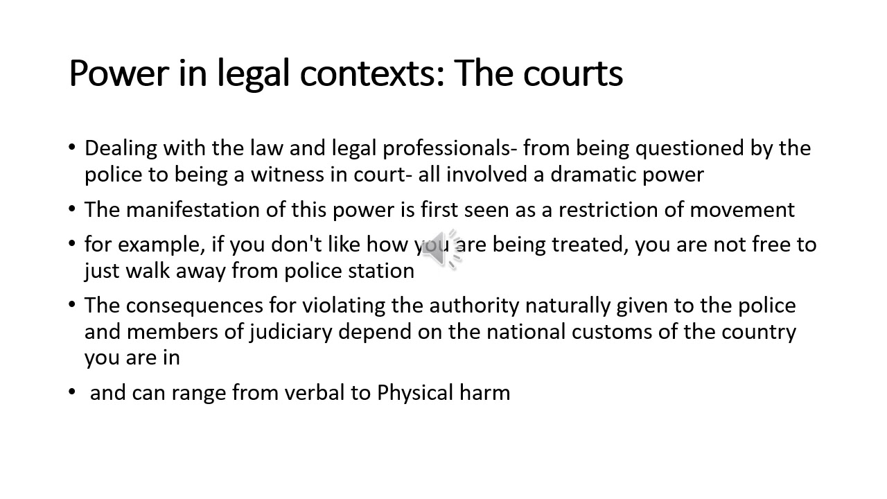 Language and Law: Legal Process