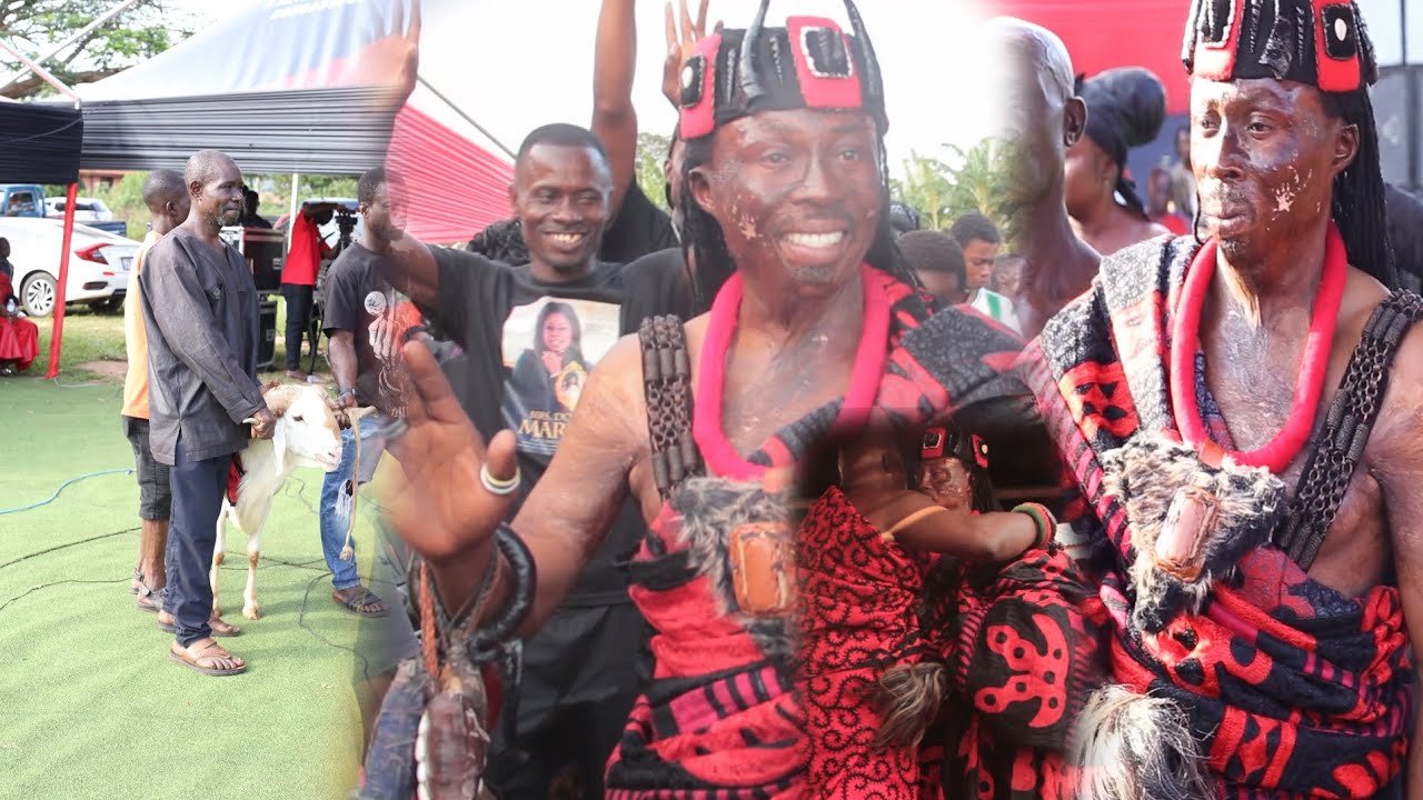 Nana Kwaku Bonsam Storm at a Funeral and Did his Wonders at Akomadan