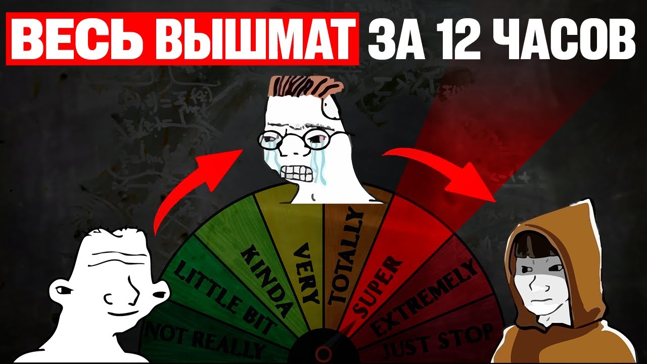 Вся ВЫСШАЯ МАТЕМАТИКА за 12 ЧАСОВ с Нуля и до Формулы Тейлора! Математический Анализ 1-й Семестр!
