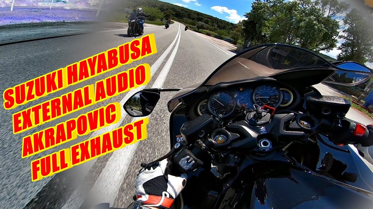 2023 HAYABUSA FULL EXHAUST AKRAPOVIC SOUND POWER