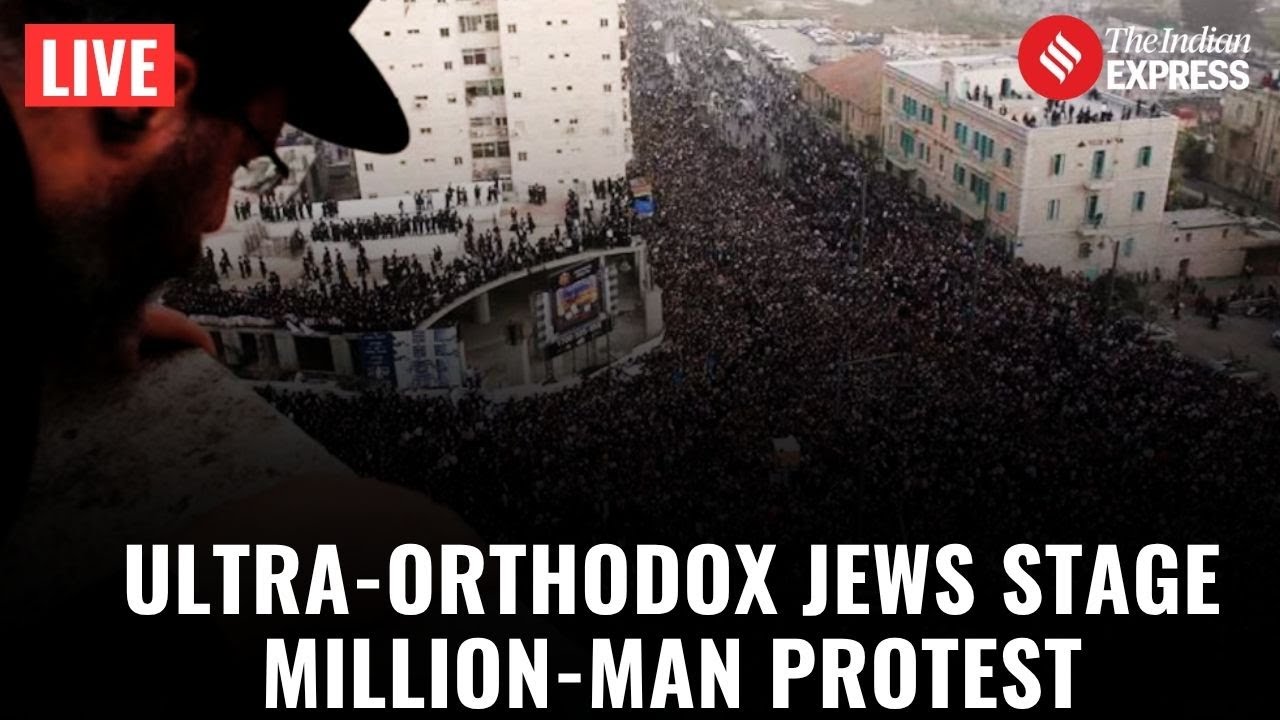 LIVE: &lsquo;Million-Man Protest&rsquo;: Ultra-Orthodox Jews Rally Against Military Draft in Jerusalem