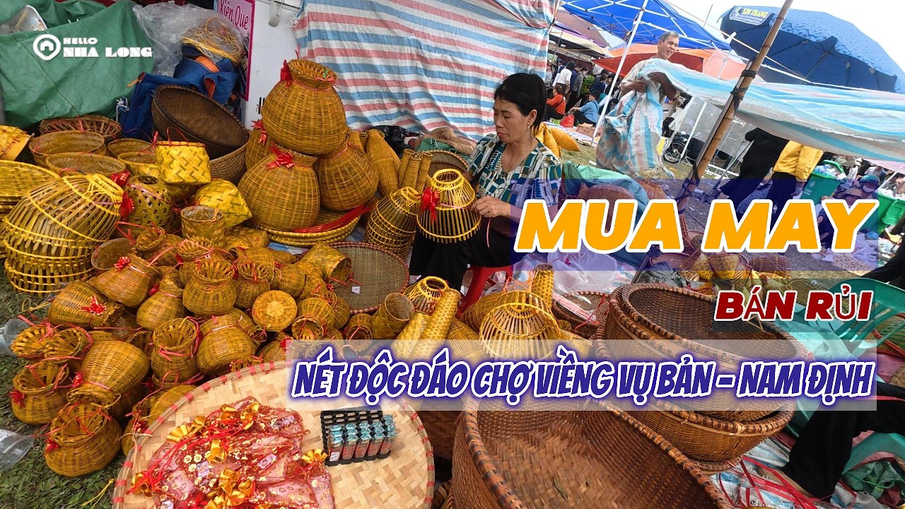 Chợ Viềng Vụ Bản Nam Định | Phiên chợ Mua May Bán Rủi đầu xuân