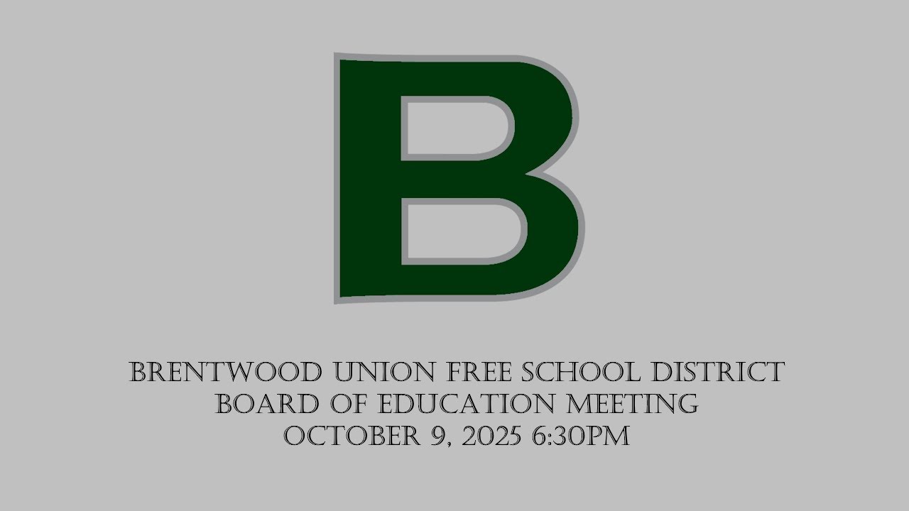 Board of Education Meeting October 9, 2025