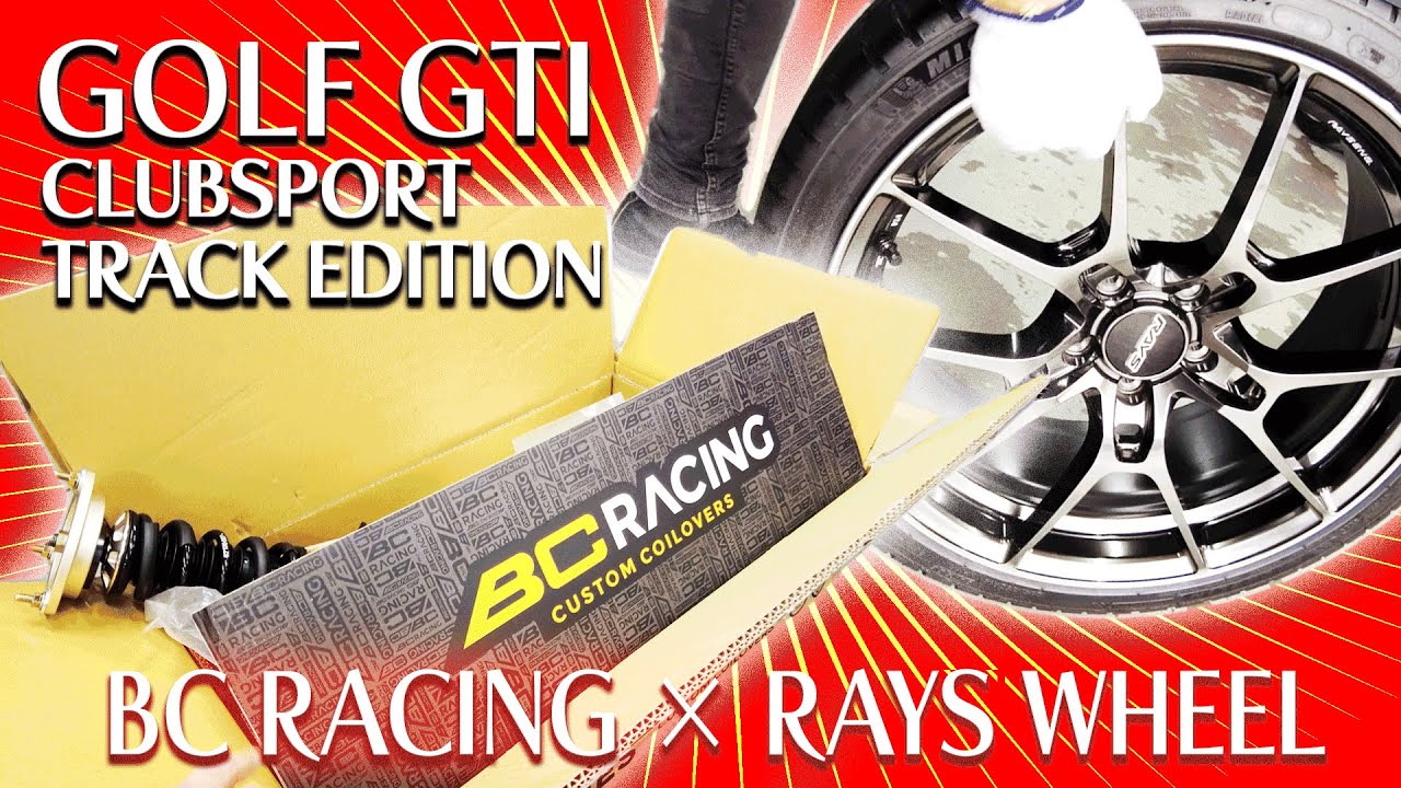[GOLF GTI CLUBSPORT TRACK EDITION BC RACING RAYS WHEEL]先日販売させてもらった車両に、カスタムまでのご依頼！意外と世の中には車好きが多いんやなぁ〜