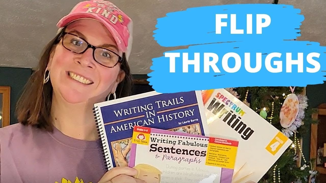 Writing Workbook FLIP THROUGHS // Evan Moor, Spectrum, Writing Trails in American History