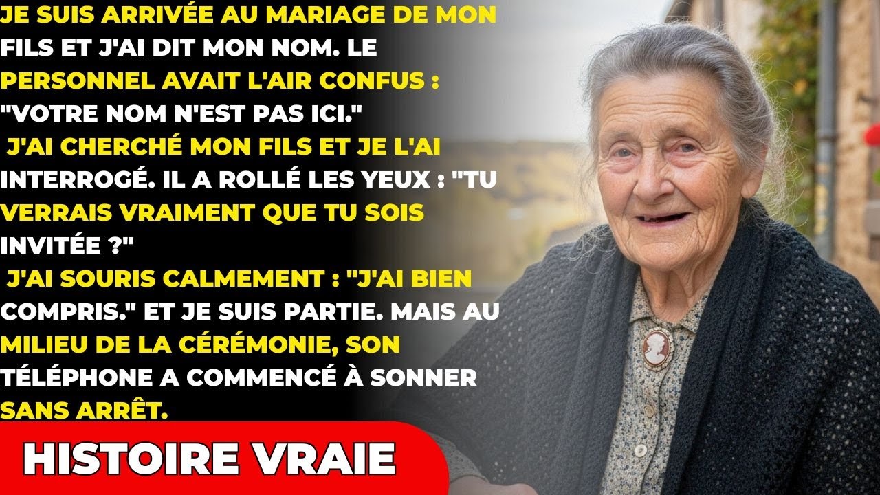 Mon Fils et Ma Belle-Fille M'ont Exclue de Leur Mariage – 
