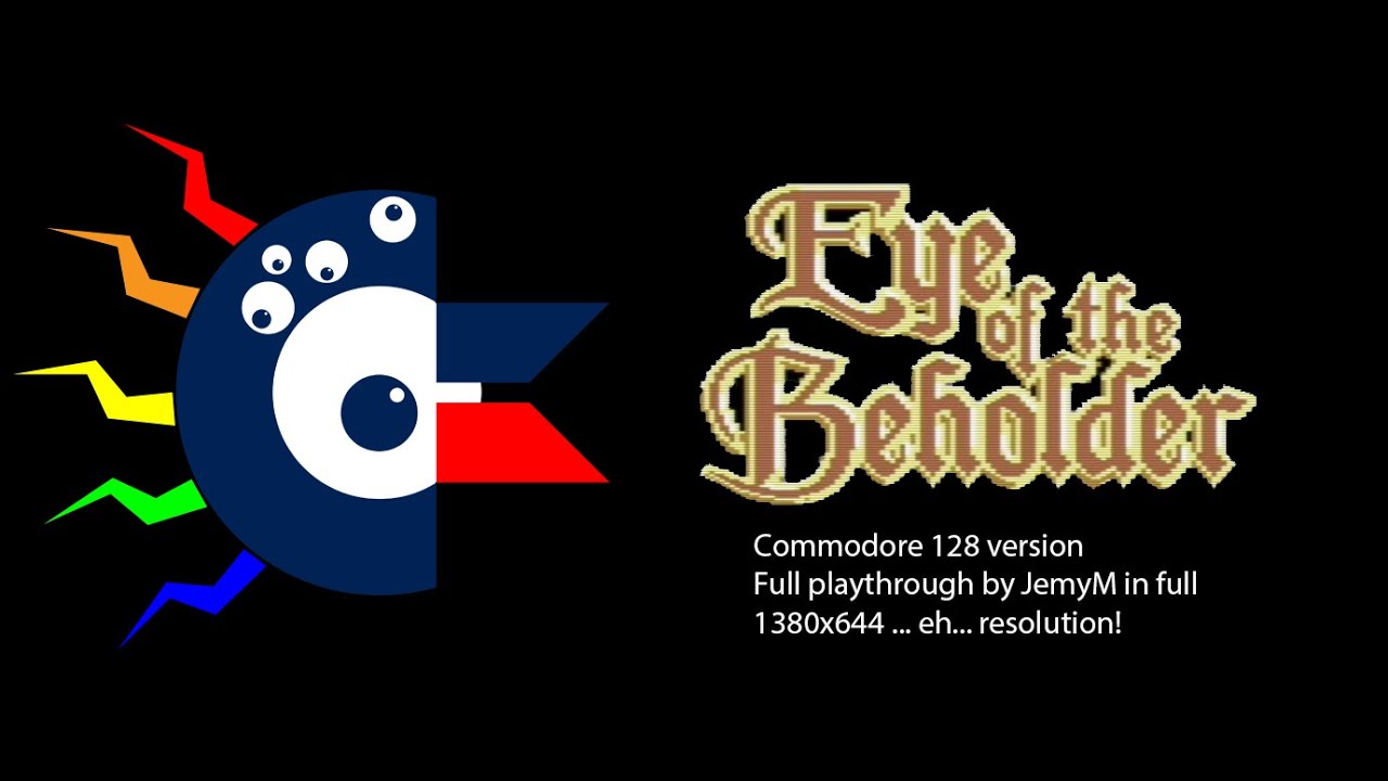 Eye of the Beholder C64 C128 version full walkthrough