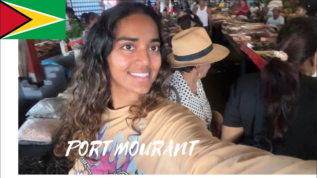 Рынок Порт-Мурант в Гайане. Полный субботний рынок. ВЛОГ ~ Дхавани #guyana #market #guyanese