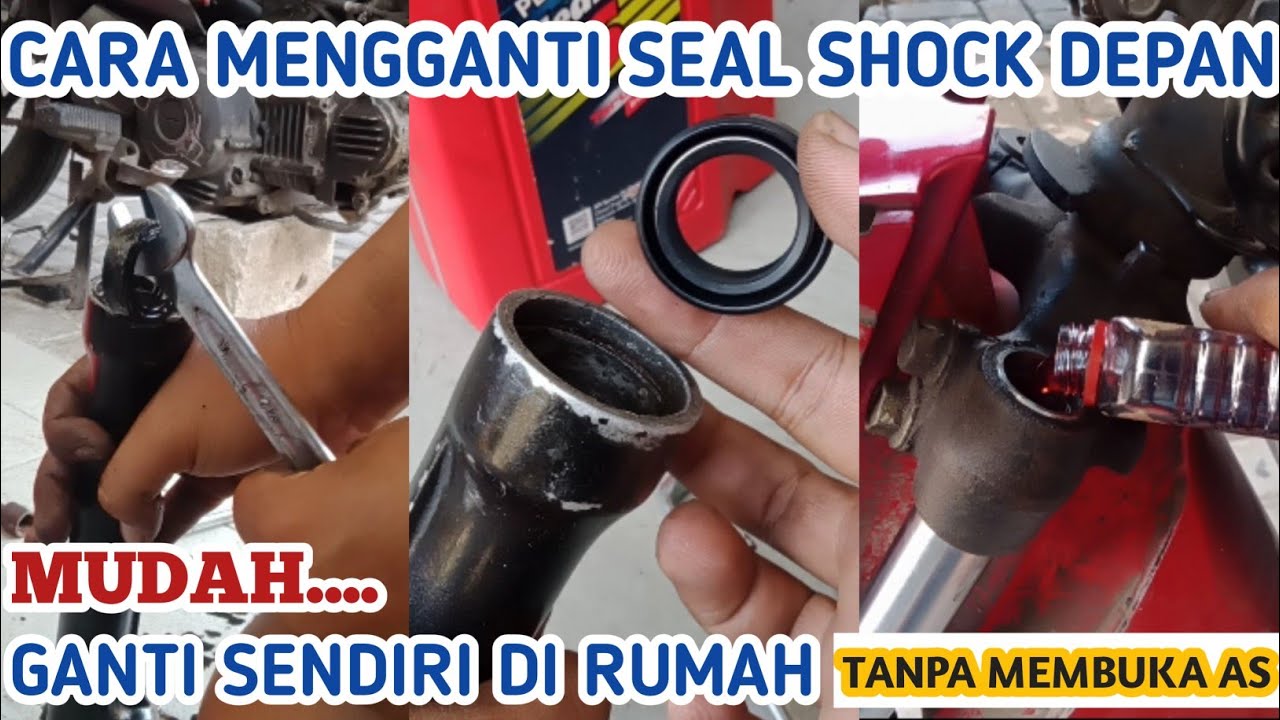CARA MENGGANTI SEAL SHOCK DEPAN MOTOR JUPITER Z TANPA MEMBUKA AS