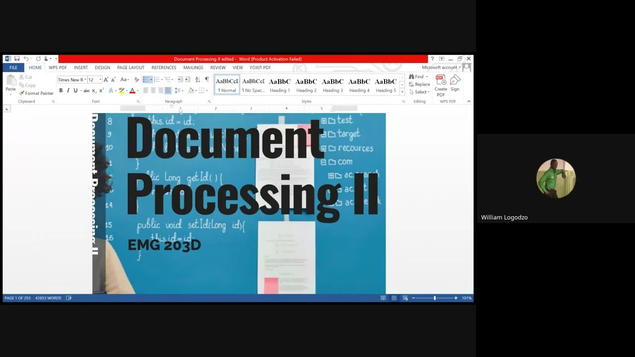 ADM211D COMPUTER APPLICATION IN DOCUMENT PROCESSING WEEK 1 2
