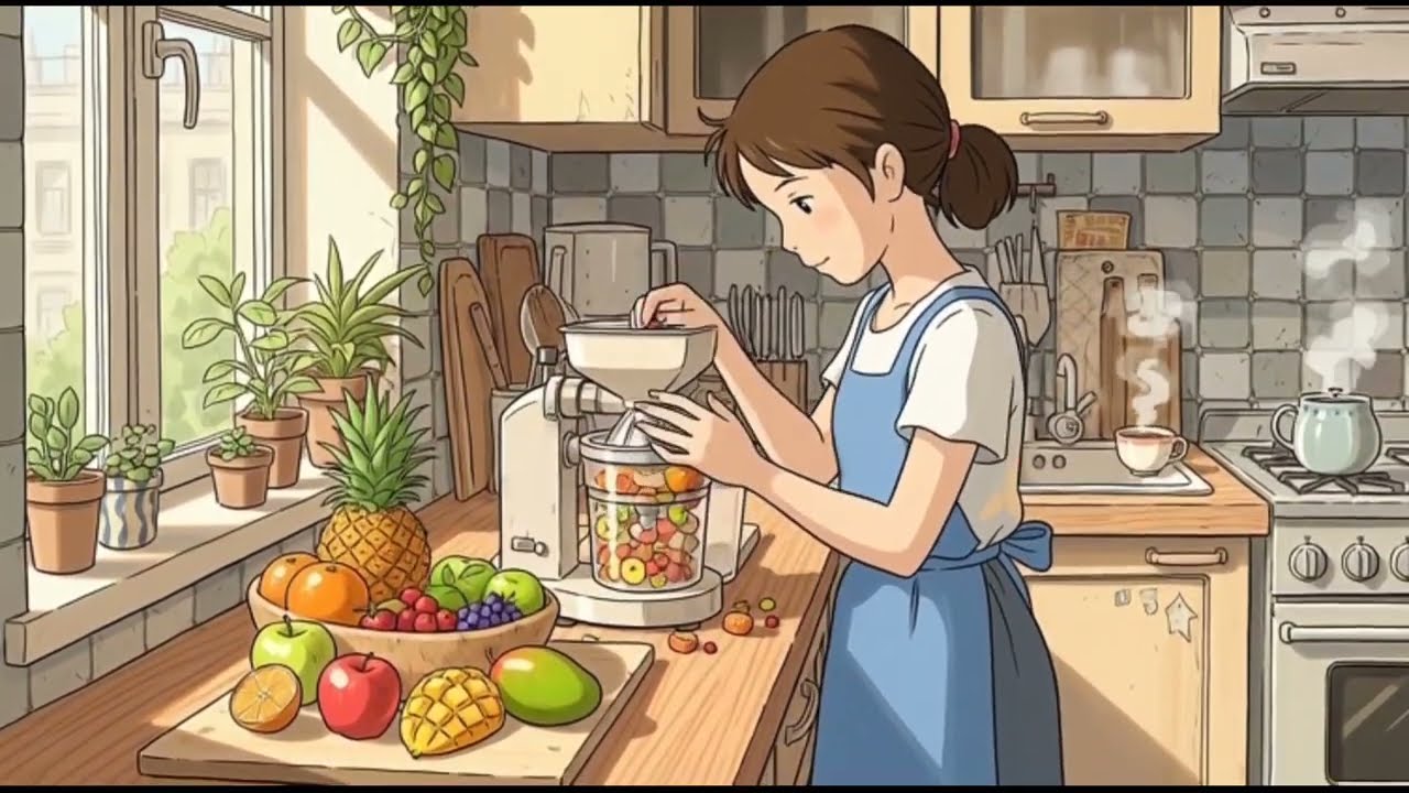Living alone diaries - relaxing studio Ghibli vlog - 02  . 