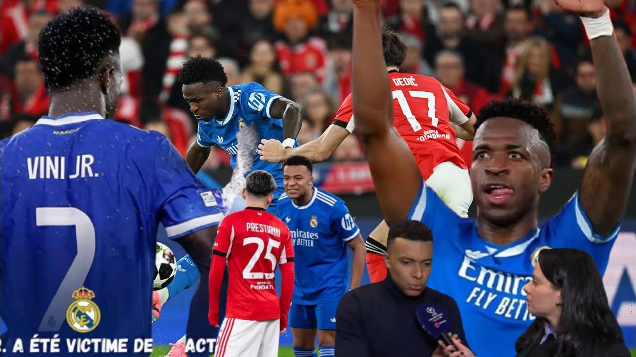 Real Madrid atake Benfica devan l’UEFA wi Vinicius Jr ak Mbappe pap kite sa pase